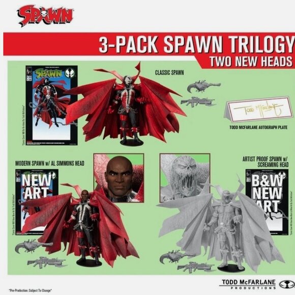 McFarlane Toys Other - Mcfarlane 3-PACK SPAWN TRILOGY (Read the Description)